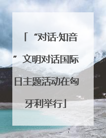 “对话·知音”文明对话国际日主题活动在匈牙利举行