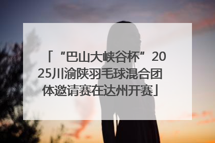 “巴山大峡谷杯”2025川渝陕羽毛球混合团体邀请赛在达州开赛