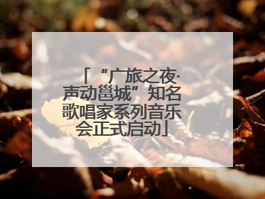 “广旅之夜·声动邕城”知名歌唱家系列音乐会正式启动