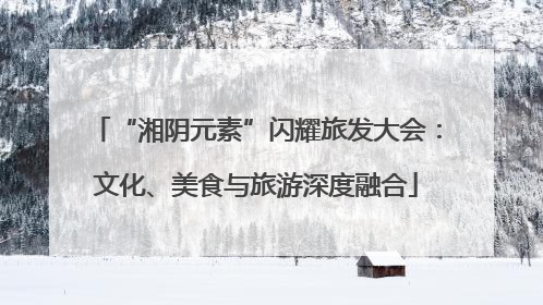 “湘阴元素”闪耀旅发大会：文化、美食与旅游深度融合