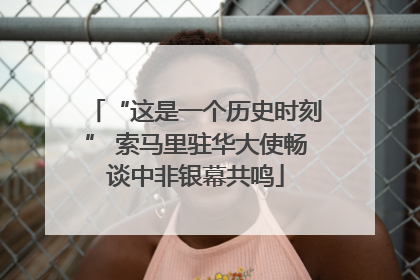 “这是一个历史时刻” 索马里驻华大使畅谈中非银幕共鸣