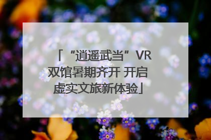 “逍遥武当”VR双馆暑期齐开 开启虚实文旅新体验