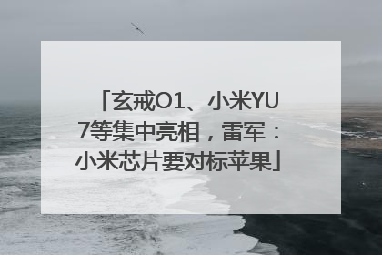 玄戒O1、小米YU7等集中亮相，雷军：小米芯片要对标苹果
