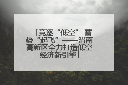 竞逐“低空” 蓄势“起飞”——渭南高新区全力打造低空经济新引擎