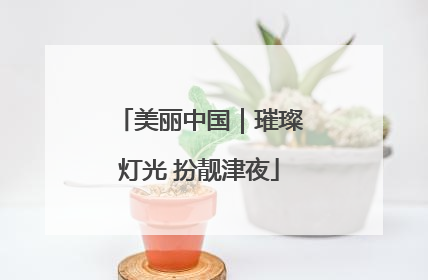 美丽中国｜璀璨灯光 扮靓津夜
