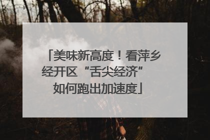 美味新高度！看萍乡经开区“舌尖经济” 如何跑出加速度