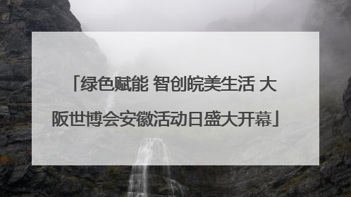 绿色赋能 智创皖美生活 大阪世博会安徽活动日盛大开幕