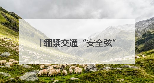 绷紧交通“安全弦” 健康快乐过暑假