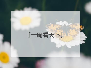 一周看天下