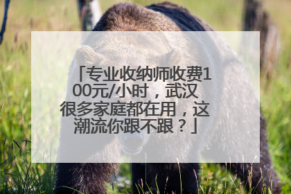 专业收纳师收费100元/小时，武汉很多家庭都在用，这潮流你跟不跟？
