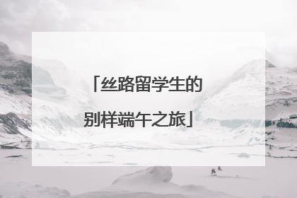 丝路留学生的别样端午之旅