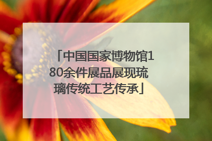 中国国家博物馆180余件展品展现琉璃传统工艺传承