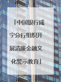 中国银行咸宁分行组织开展清廉金融文化警示教育
