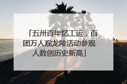 五卅百年忆工运，百团万人观龙陵活动参观人数创历史新高