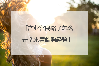 产业富民路子怎么走？来看临朐经验