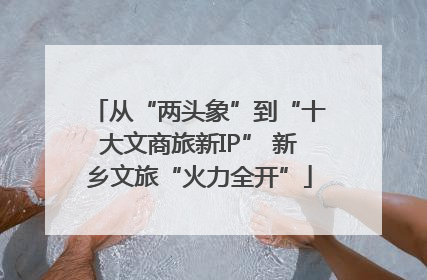 从“两头象”到“十大文商旅新IP” 新乡文旅“火力全开”