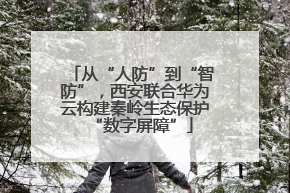 从“人防”到“智防”，西安联合华为云构建秦岭生态保护“数字屏障”