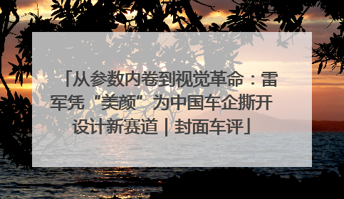 从参数内卷到视觉革命：雷军凭“美颜”为中国车企撕开设计新赛道｜封面车评