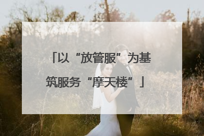 以“放管服”为基筑服务“摩天楼”