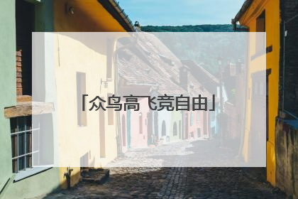 众鸟高飞竞自由