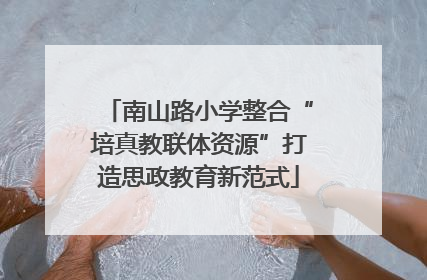 南山路小学整合“培真教联体资源”打造思政教育新范式