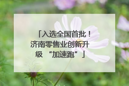 入选全国首批！济南零售业创新升级 “加速跑”