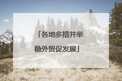 各地多措并举稳外贸促发展