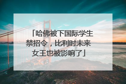 哈佛被下国际学生禁招令，比利时未来女王也被影响了