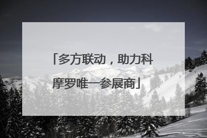 多方联动，助力科摩罗唯一参展商
