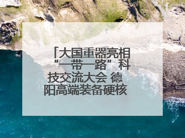 大国重器亮相“一带一路”科技交流大会 德阳高端装备硬核成果彰显实力