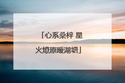 心系桑梓 星火燎原暖湖塘