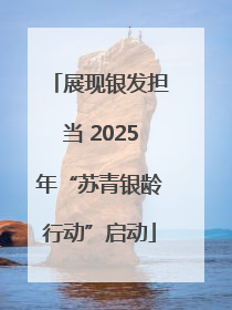 展现银发担当 2025年“苏青银龄行动”启动