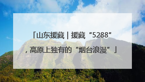 山东援藏｜援藏“5288”，高原上独有的“烟台浪漫”