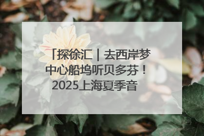 探徐汇｜去西岸梦中心船坞听贝多芬！2025上海夏季音乐节公布节目阵容