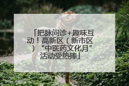 把脉问诊+趣味互动！高新区（新市区）“中医药文化月”活动受热捧