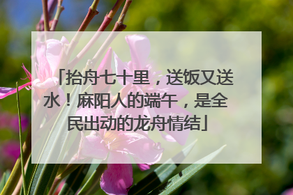抬舟七十里，送饭又送水！麻阳人的端午，是全民出动的龙舟情结