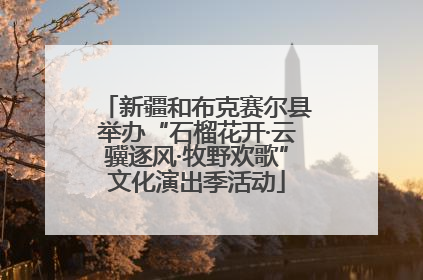 新疆和布克赛尔县举办“石榴花开·云骥逐风·牧野欢歌”文化演出季活动