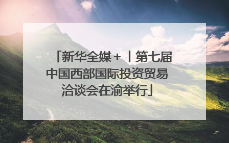 新华全媒＋丨第七届中国西部国际投资贸易洽谈会在渝举行