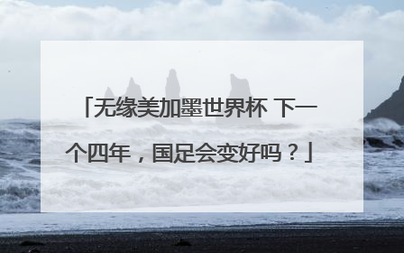 无缘美加墨世界杯 下一个四年，国足会变好吗？