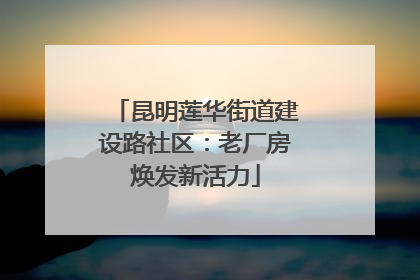 昆明莲华街道建设路社区：老厂房焕发新活力