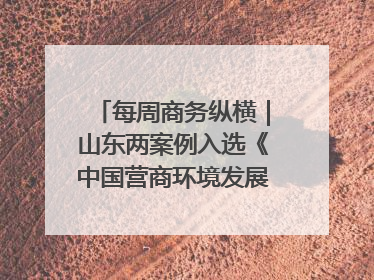 每周商务纵横｜山东两案例入选《中国营商环境发展报告（2025）》；山东外贸优品购物季进机关活动在济南举办