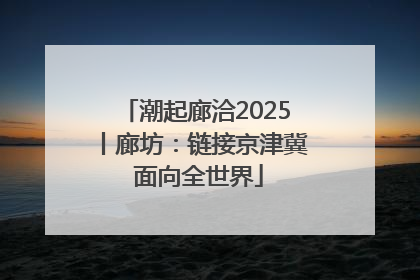 潮起廊洽2025丨廊坊：链接京津冀 面向全世界