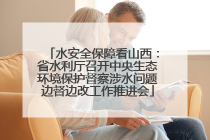 水安全保障看山西：省水利厅召开中央生态环境保护督察涉水问题边督边改工作推进会