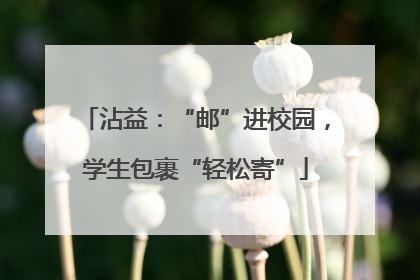 沾益：“邮”进校园，学生包裹“轻松寄”