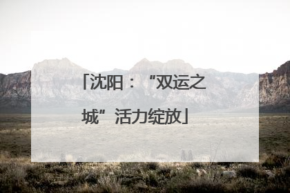 沈阳：“双运之城”活力绽放
