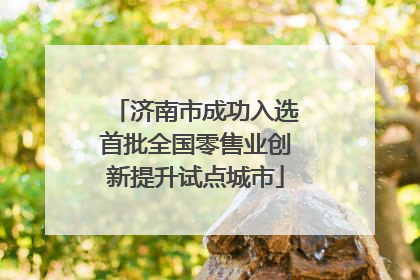 济南市成功入选首批全国零售业创新提升试点城市