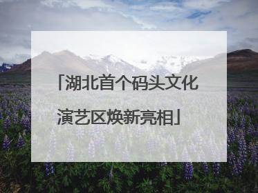 湖北首个码头文化演艺区焕新亮相