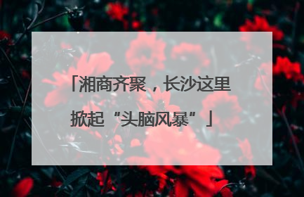 湘商齐聚，长沙这里掀起“头脑风暴”