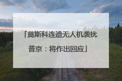 莫斯科连遭无人机袭扰 普京：将作出回应