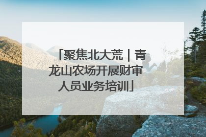 聚焦北大荒｜青龙山农场开展财审人员业务培训